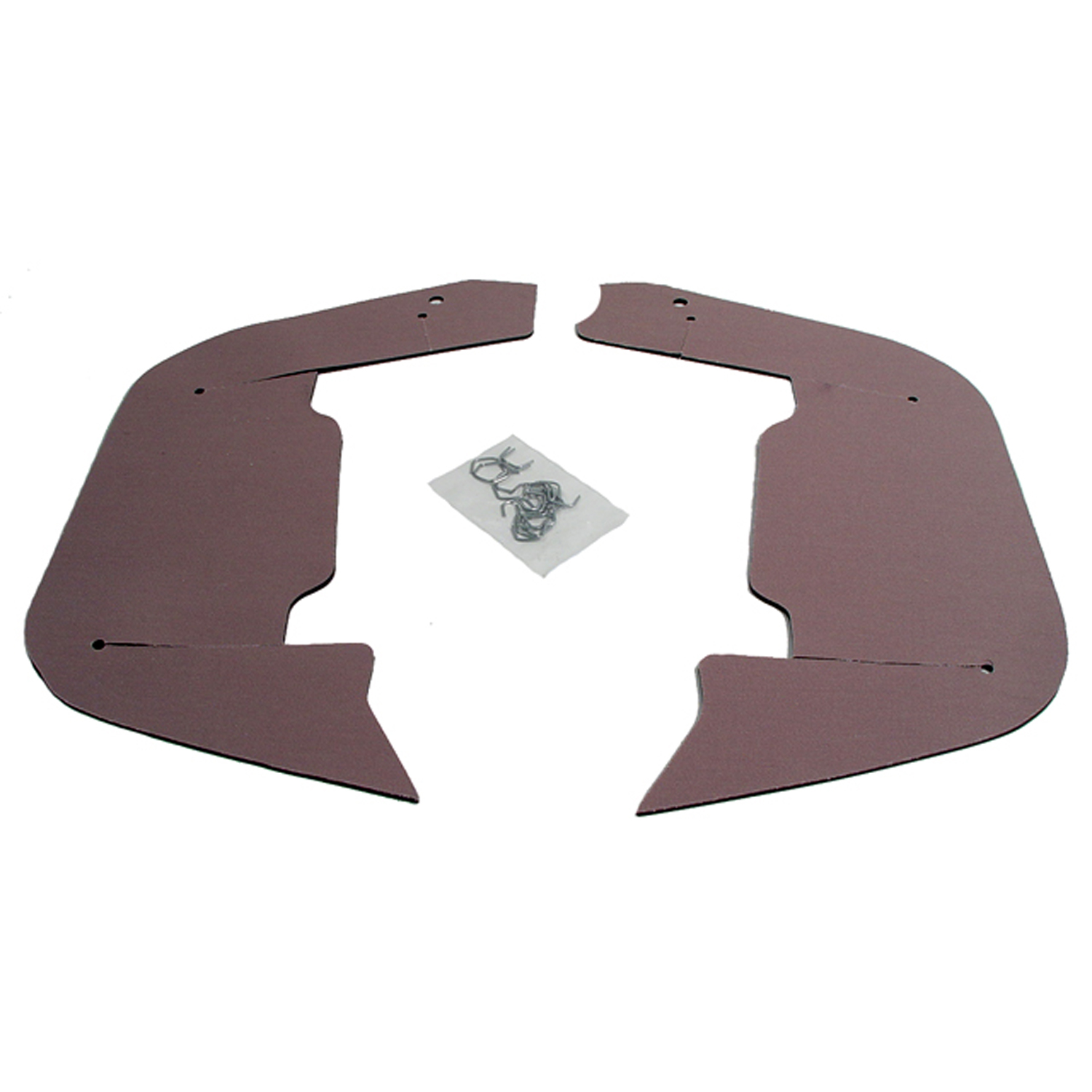 1956 Chevrolet Two-Ten Series Inner Splash Flaps.  Made with cloth backing-SI 2004-201