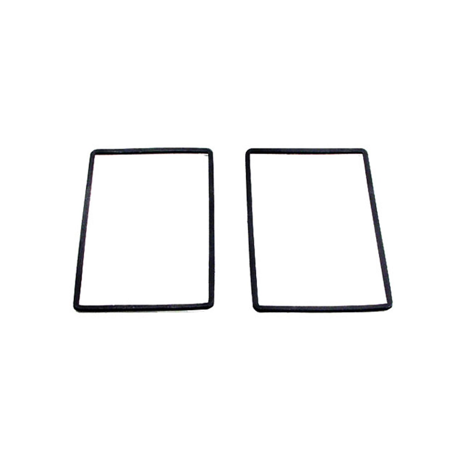 1953 Willys Station Wagon Tail-light Bezel Lens Gaskets.  2-3/4 X 2-5/16.  Pair-LG 9600-120