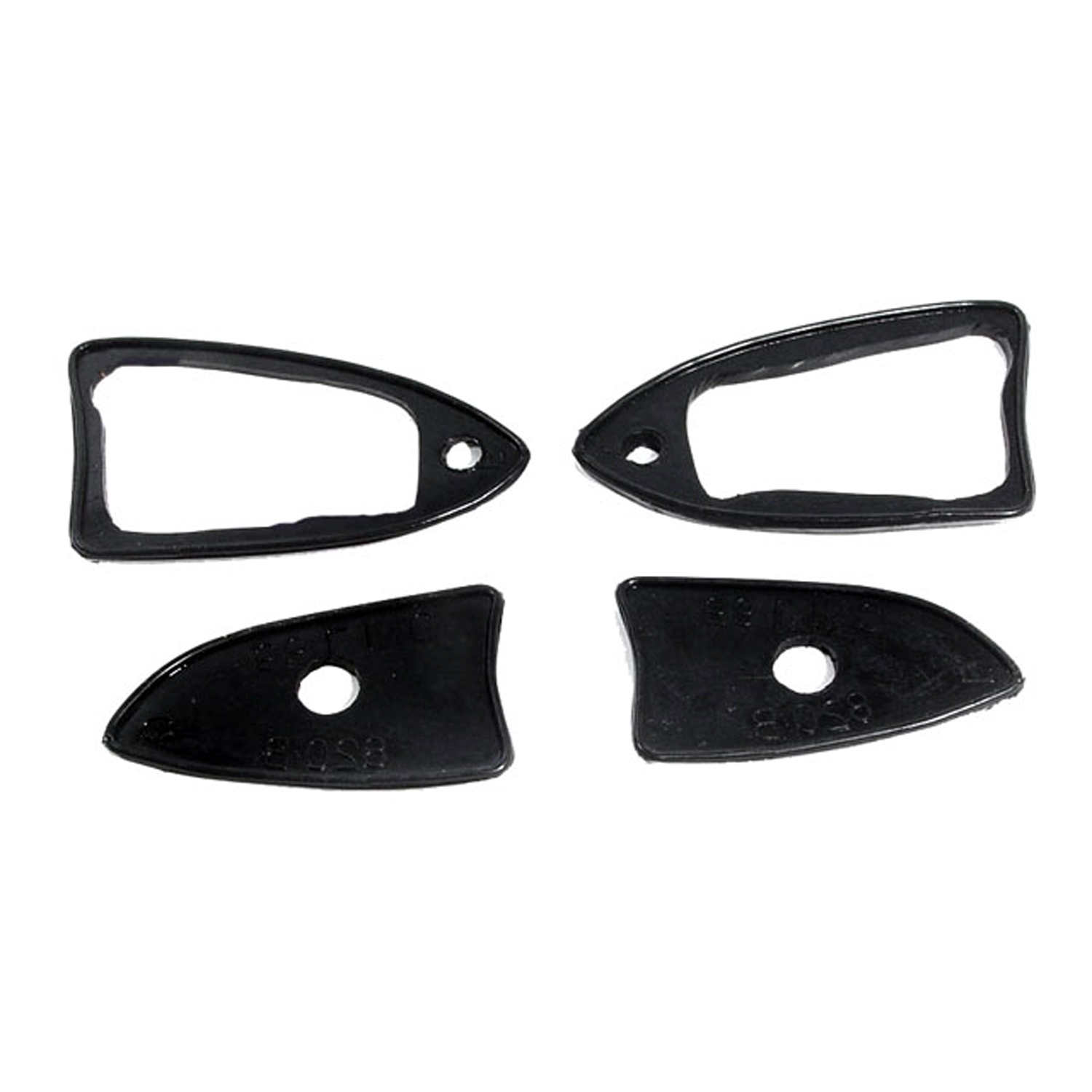 1956 Lincoln Mark II Door Handle Pads.  3-1/8 long  2-1/2 long-MP 820-B