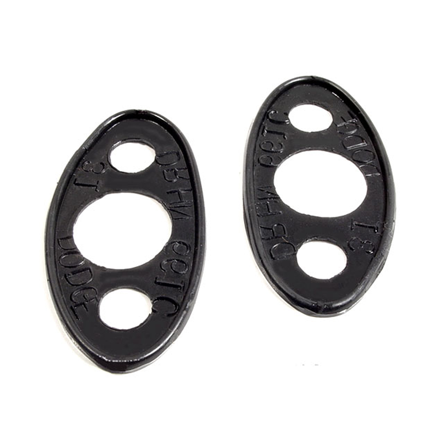 1931 Dodge SERIES DG Door Handle Pads.  1-3/8 wide X 2-5/8 long.  Pair  -MP 661-C