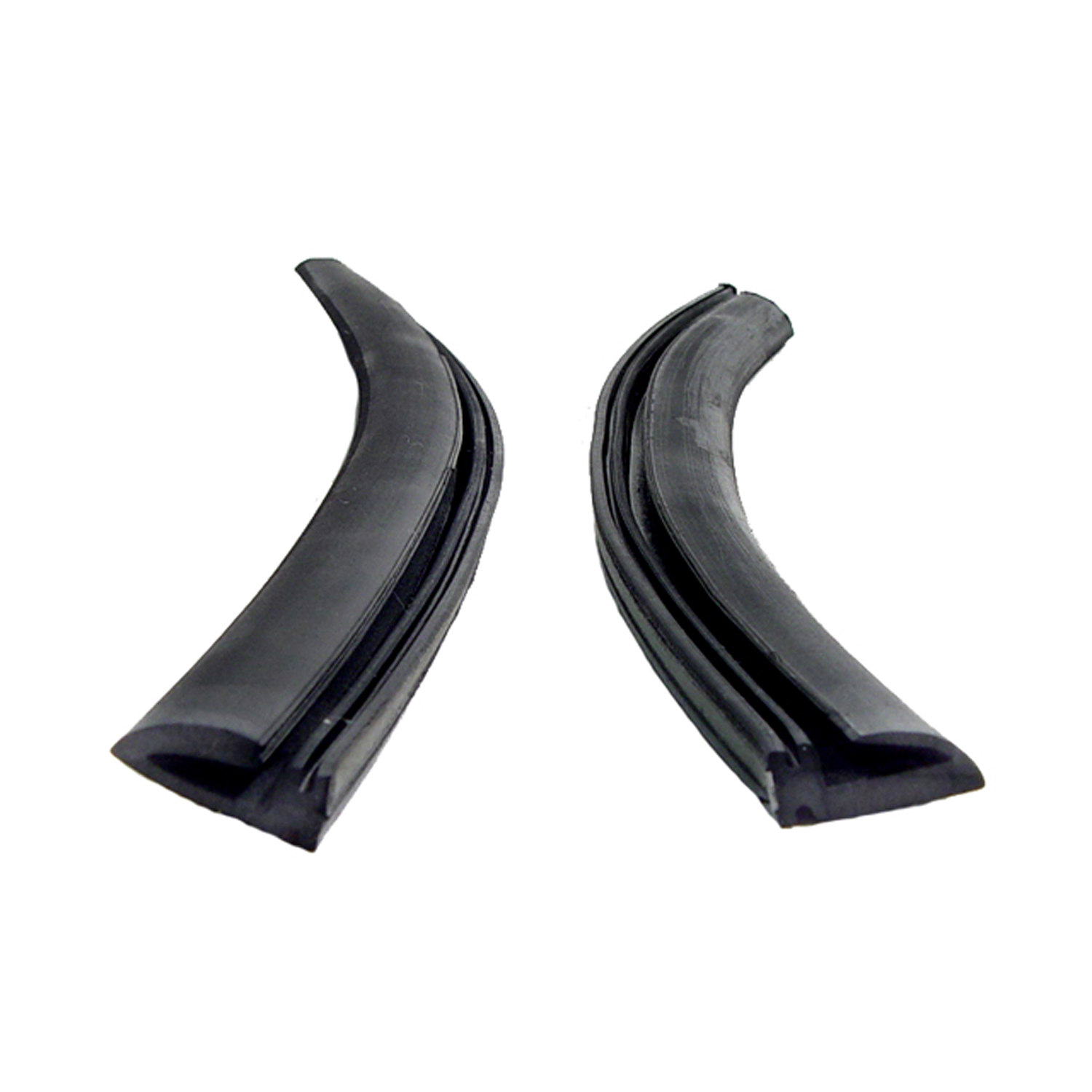 1966 Chevrolet Chevy II Rear Roll-Up Quarter Window Seals, for 2-Door Hardtop-VS 3-X