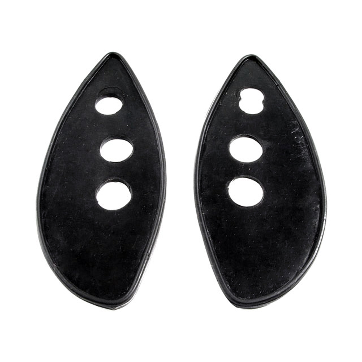 1937 Chrysler Imperial Tail-light Pads.  2-1/4 wide X 5-1/4 long.  Pair  RL-MP 562