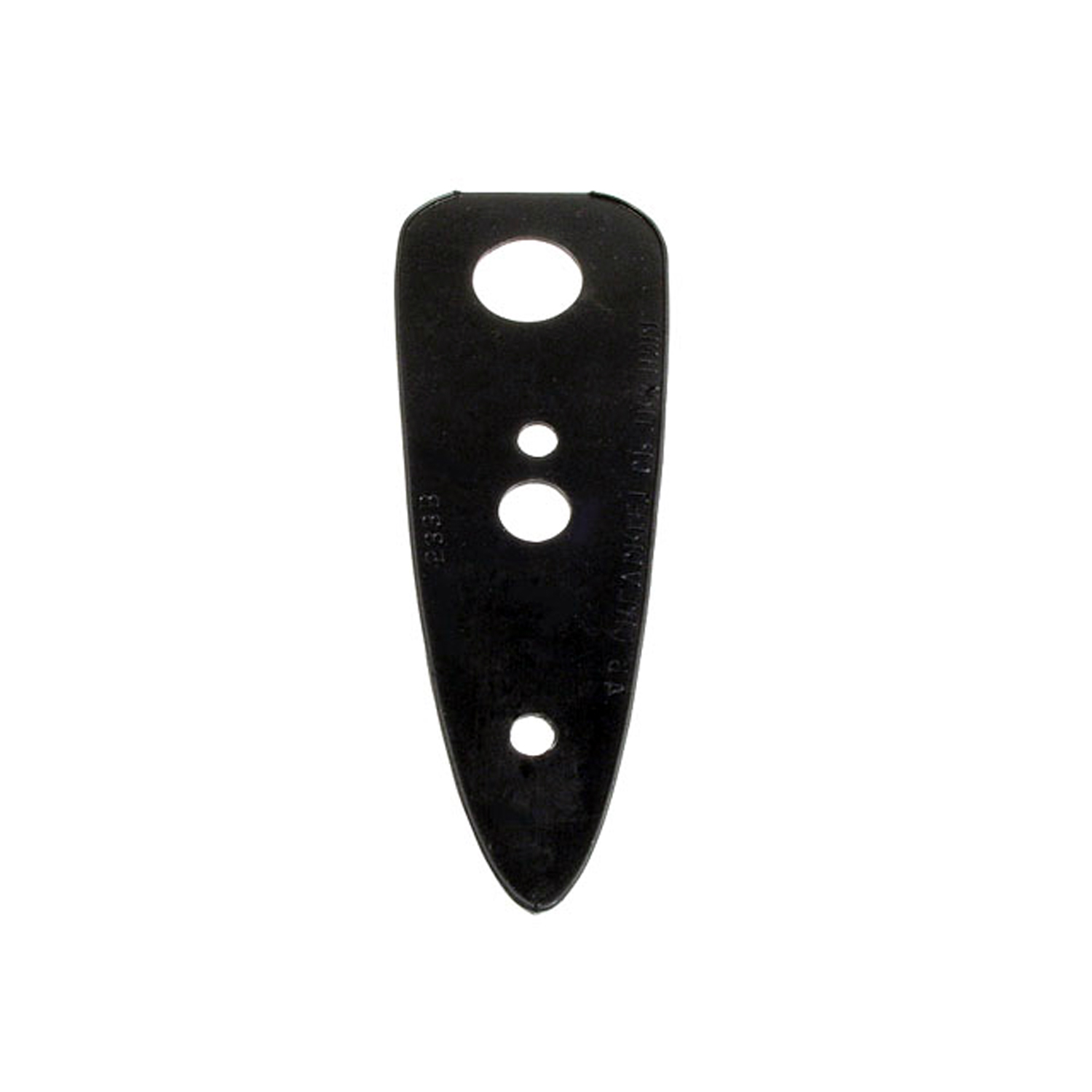 1948 Chevrolet Stylemaster Series Trunk Handle Pad.  3-1/4 wide X 9 long.  Each-MP 533-B