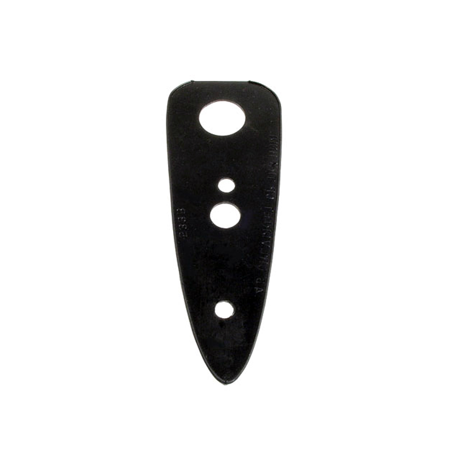 1948 Chevrolet Fleetmaster Trunk Handle Pad.  3-1/4 wide X 9 long.  Each-MP 533-B