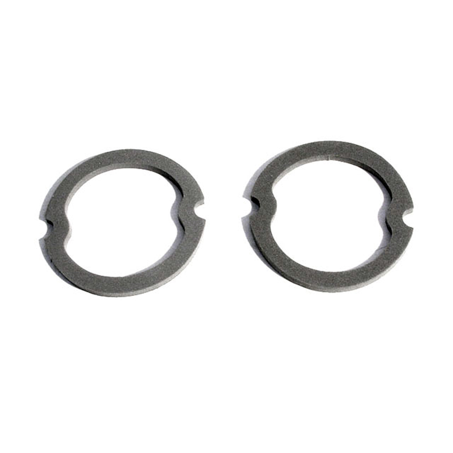 1966 Chevrolet Corvette Park light Lens Gaskets.  Made of gray sponge.  Pair-LG 2000-102