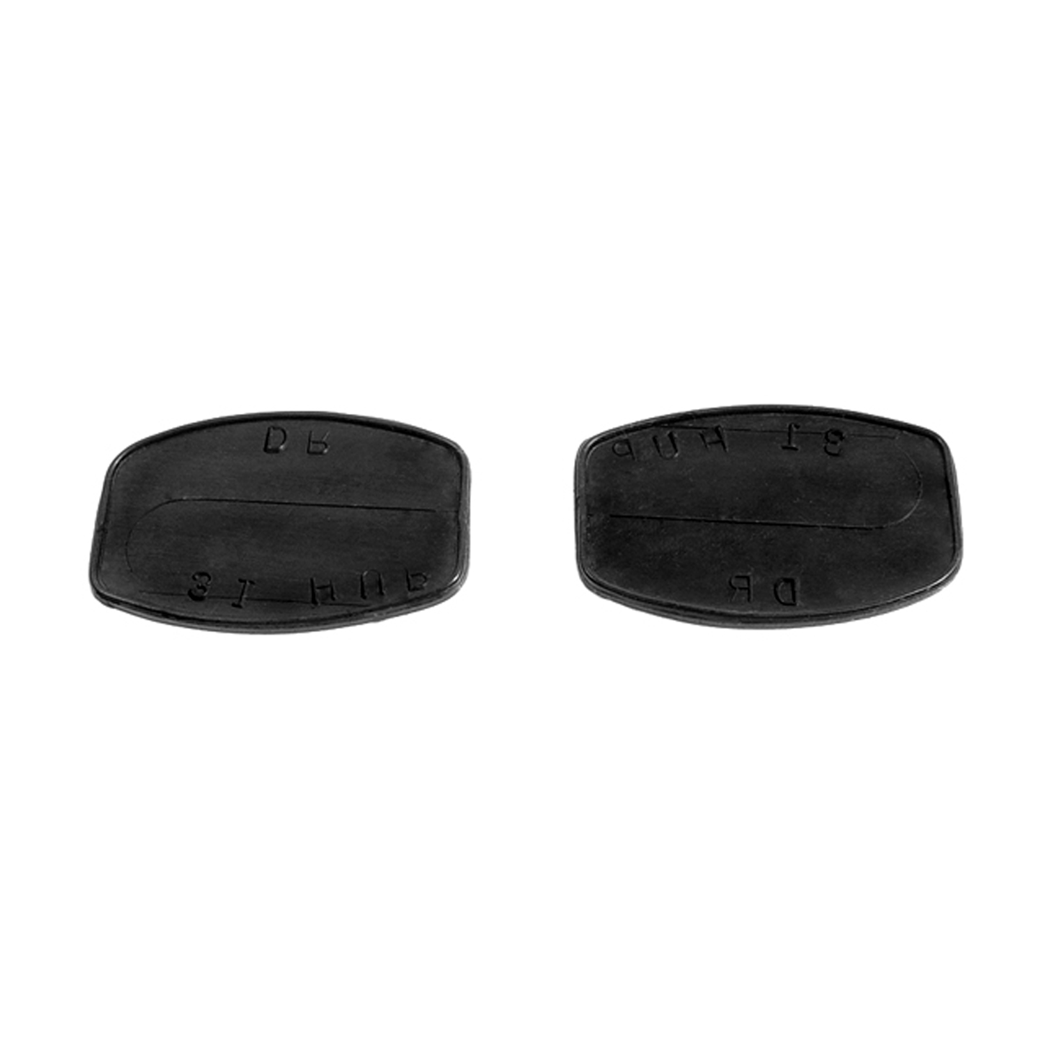 1931 Hupmobile Century Eight  Model L Door Handle Pads.  1-3/4 wide X 2-3/4 long.  Pair-MP 7981-D