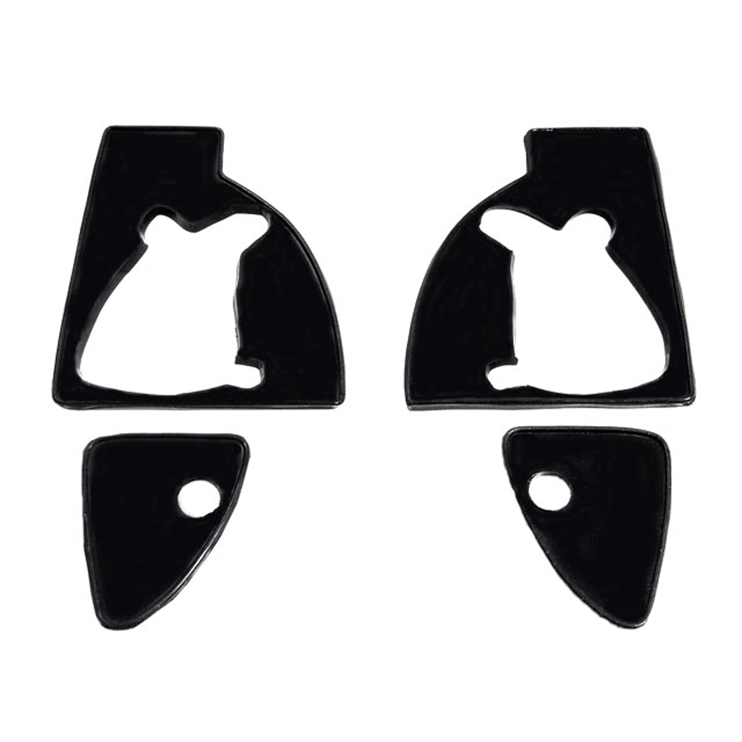 1955 Mercury Montclair Door Handle Beaded Mounting Pad Set-MP 1007-J