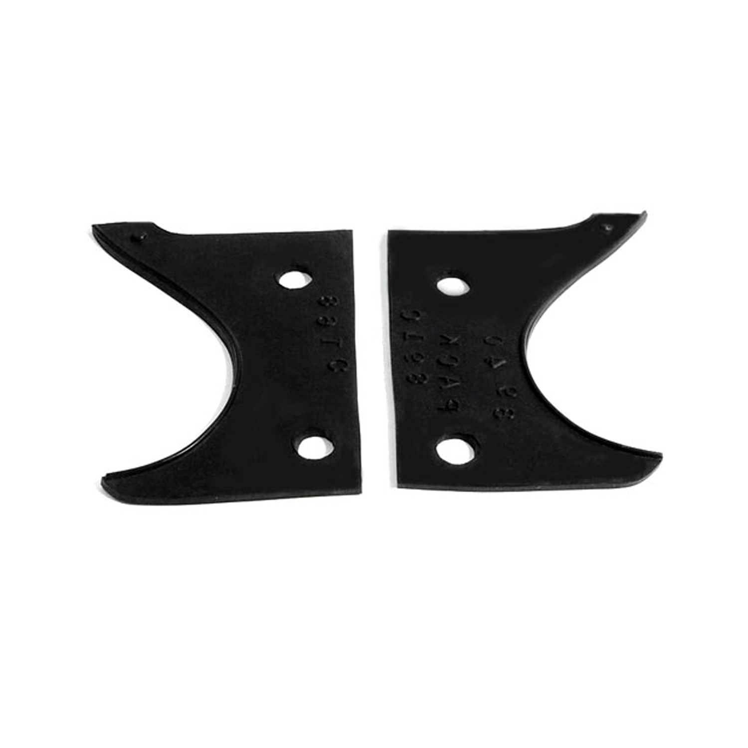 1940 Packard SUPER-8 ONE-SIXTY Radiator Shell Pads.  4-1/8 wide X 3-1/8 long.  Pair-MP 891-C