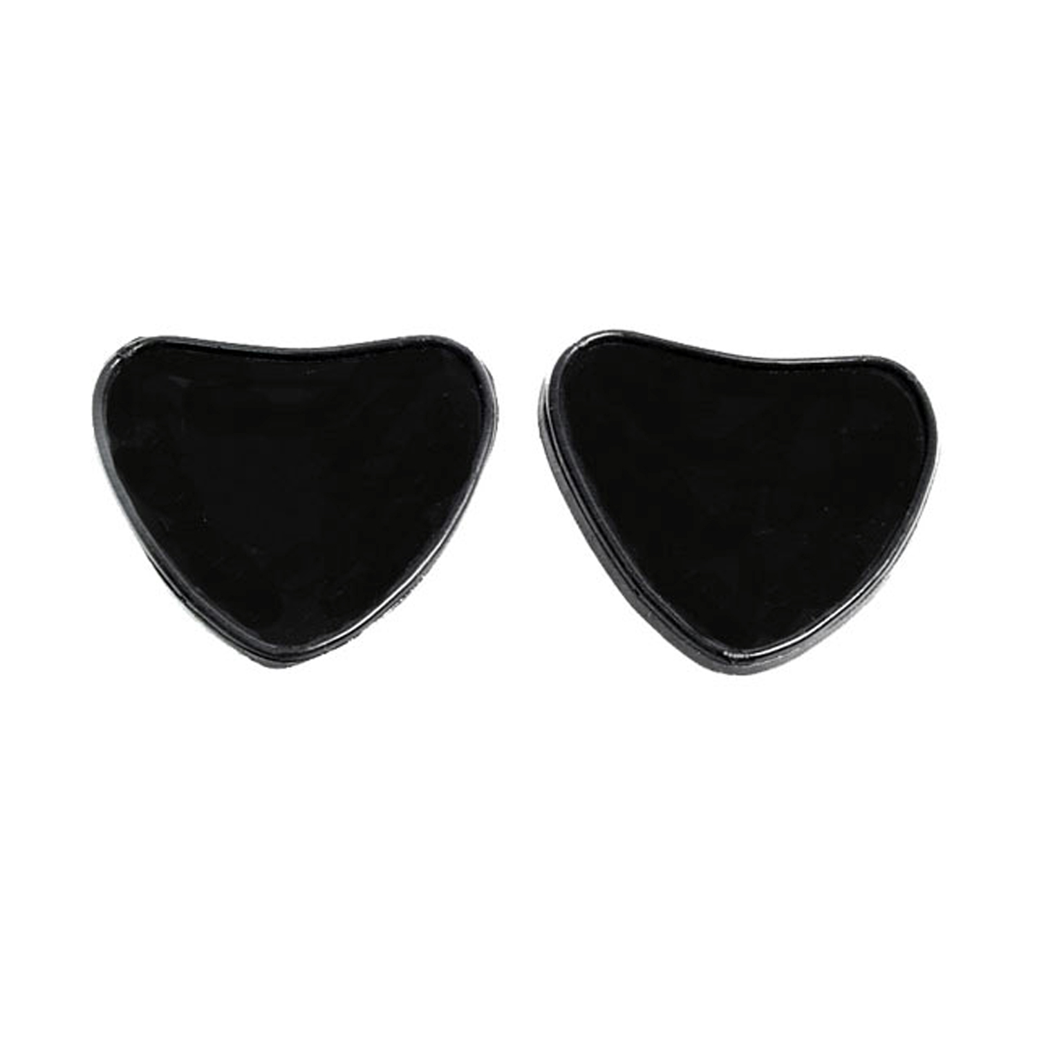 1949 MG TC Door Handle Pads.  2-1/8 wide X 1-7/8 long.  Pair-MP 1010-E