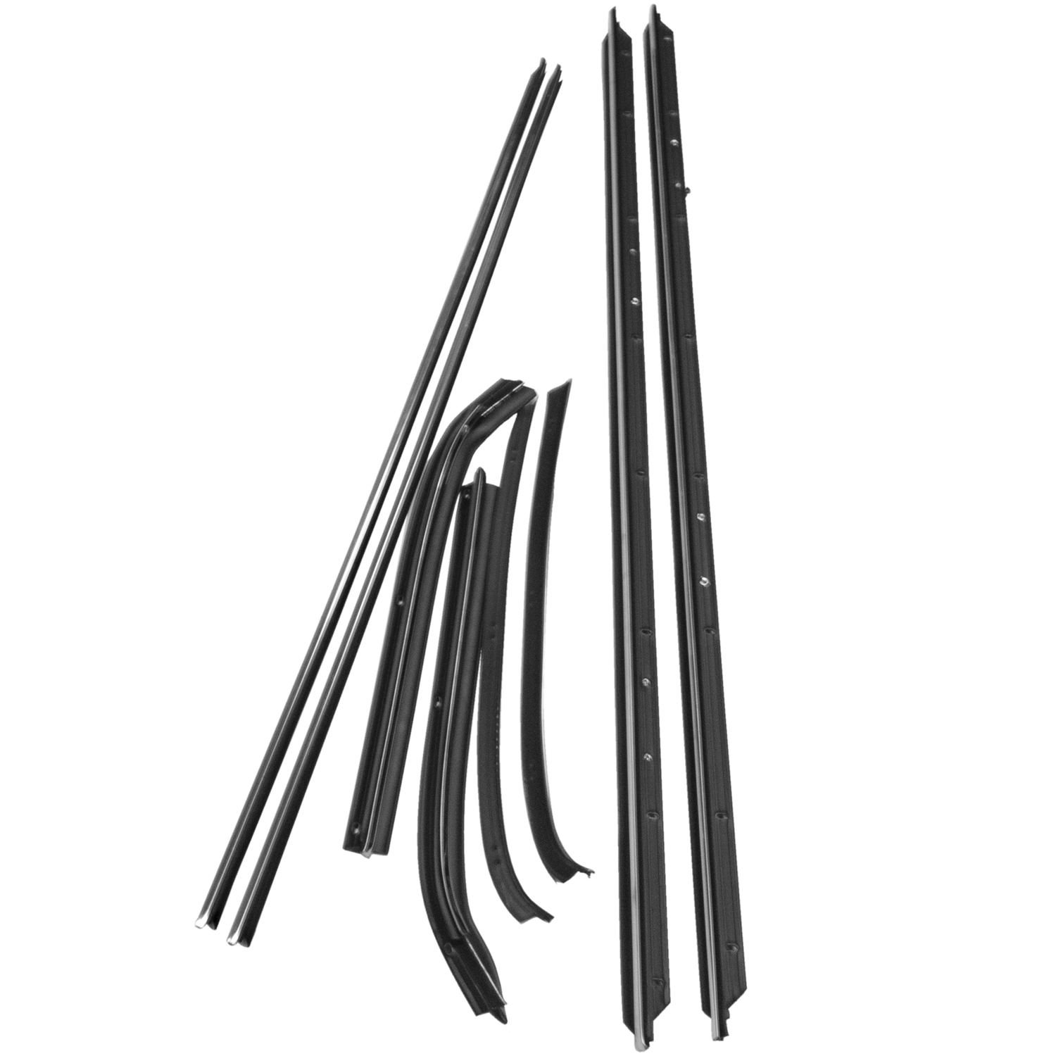 1972 Chevrolet Impala Window Sweeper Set, 71-73 Chevrolet Impala 2 Door Hardtop, 8 Piece Set-WC 7200-89