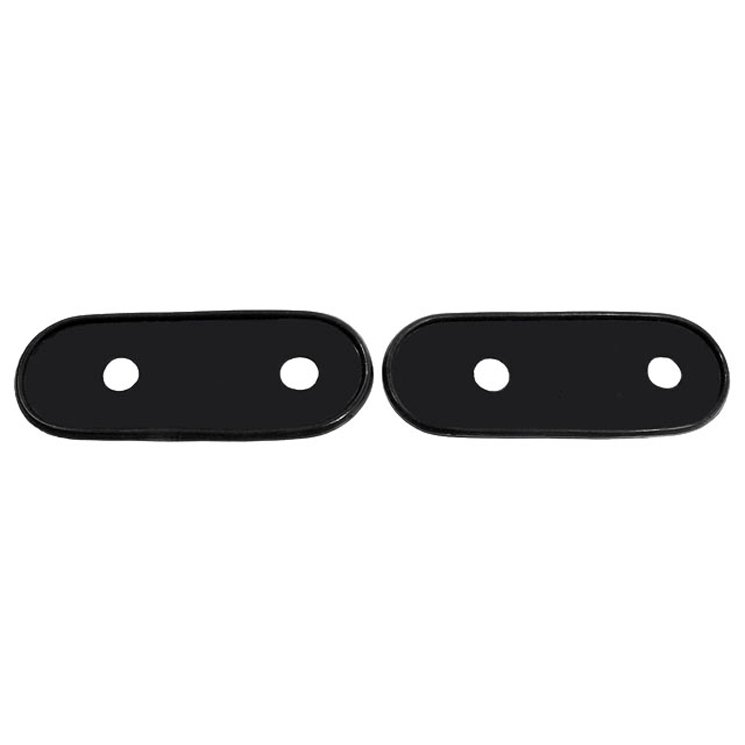 1932 Pierce-Arrow Model 54 Headlight Bar Pads.  4-3/4 long X 1-7/8 wide.  Pair-MP 1205-F