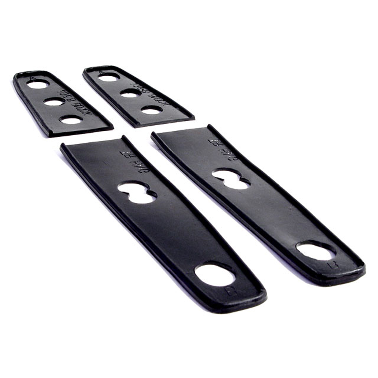 1941 Chevrolet Special Deluxe Trunk Hinge Pads.  1-1/2 wide X 10-1/4 long-MP 336-B