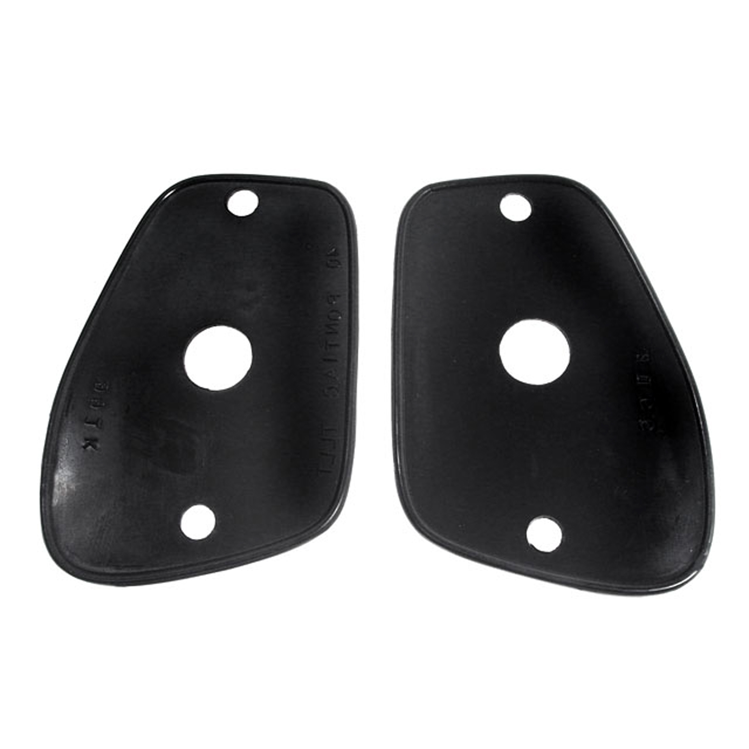 1941 Pontiac Streamliner Tail-light Pads, for Coupes.  4-1/2 wide X 6-3/8 long-MP 991-K