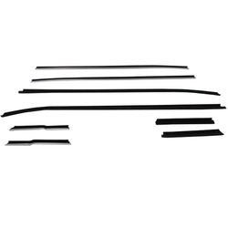 1972 Ford Mustang Window Sweeper Set, 71-73 Mustang Convertible 8 piece-WC 6900-22