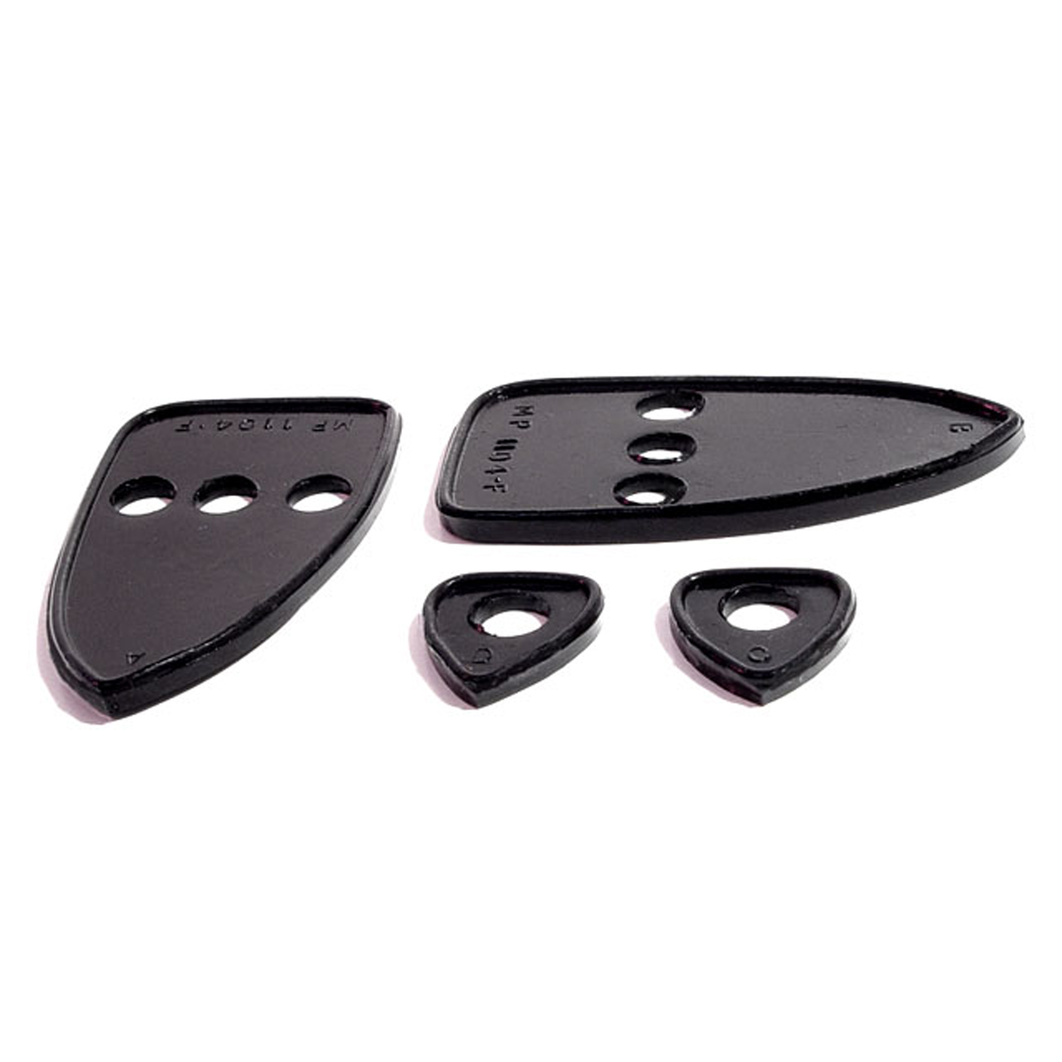 1968 American Motors Rebel Door Handle Pads.  2-3/4 long  7/8 long.  Set RL-MP 1104-F