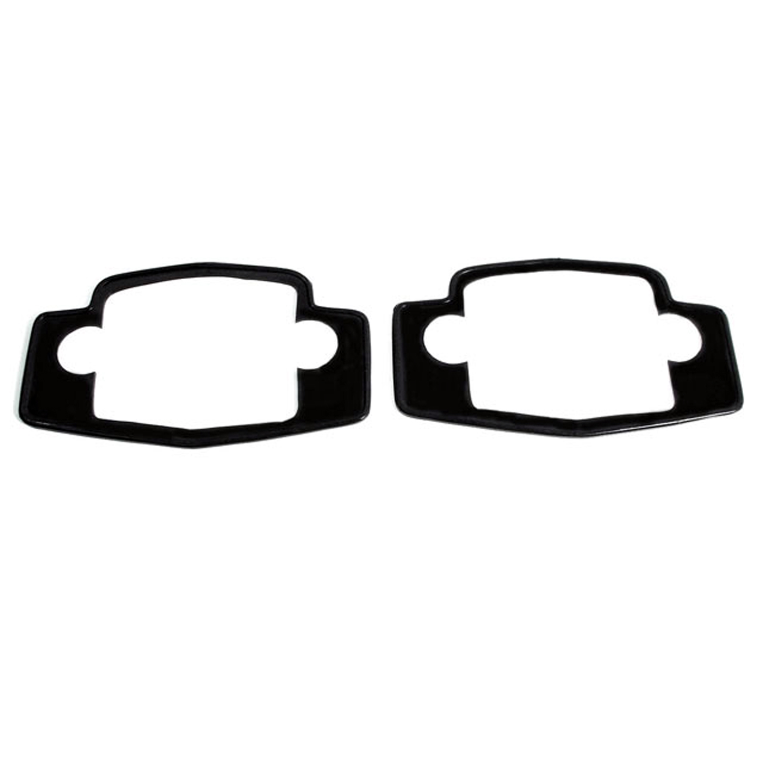 1940 Pontiac DELUXE SIX Tail-light Pads.  3-3/4 wide X 6-3/8 long.  Pair-MP 991-C
