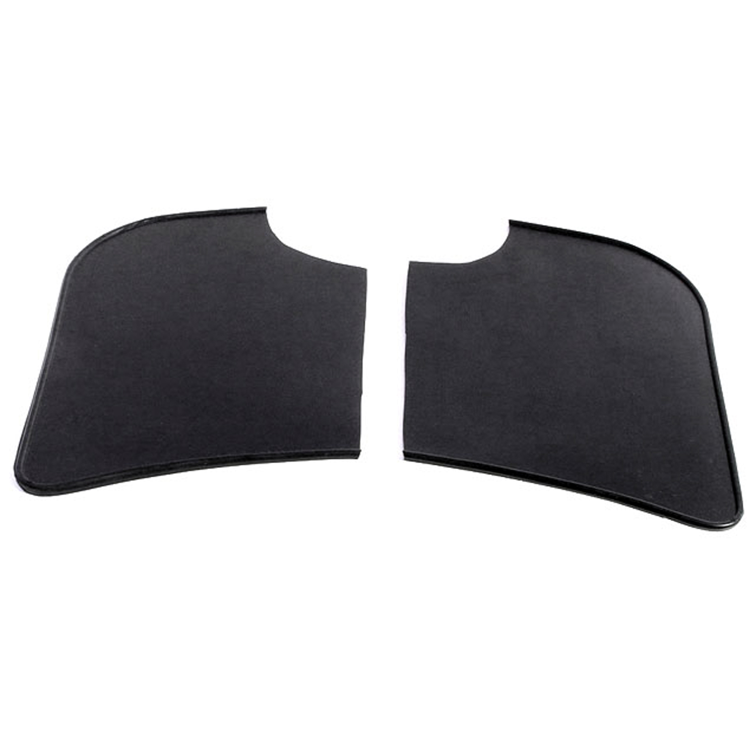 1973 Volkswagen Beetle Gravel Shields.  Molded flat without metal backing plates-FS 40