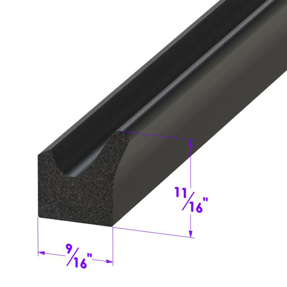 1940 Buick Century Series 60 Door side seal. Same as LP 40-A, but for a heavier seal-LP 40