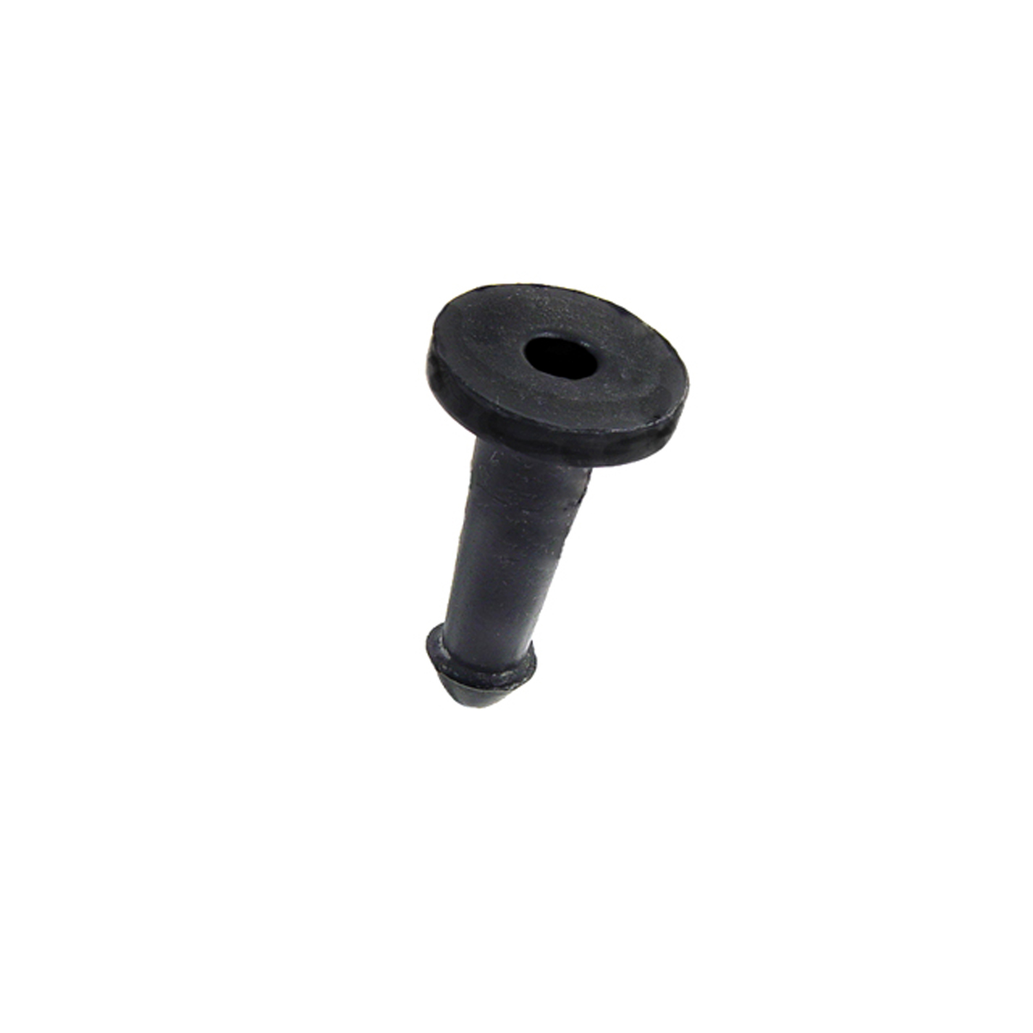 1973 Plymouth Valiant Firewall to Dash Insulation Fastener.  Made of black rubber-SM 80-B