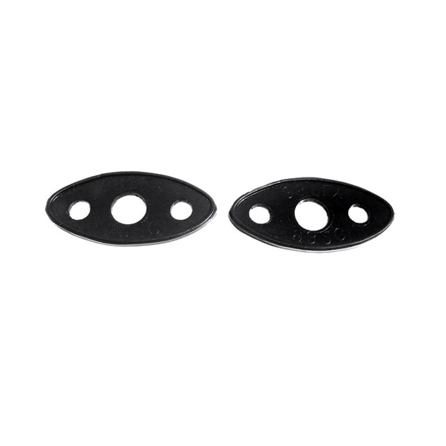 1935 Plymouth BUSINESS Door Handle Pads.  1-1/2 wide X 2-1/2 long.  Pair-MP 932-C