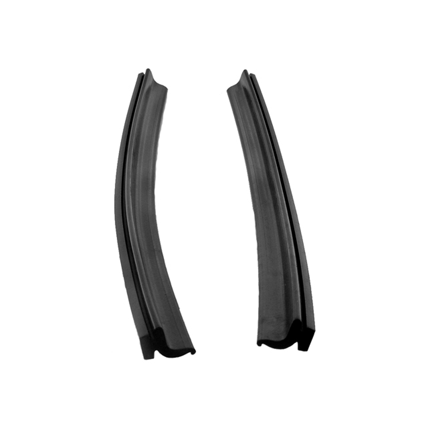 1962 Chevrolet Chevy II Rear Roll-Up Quarter Window Seals, for 2-Door Hardtop-VS 4-X