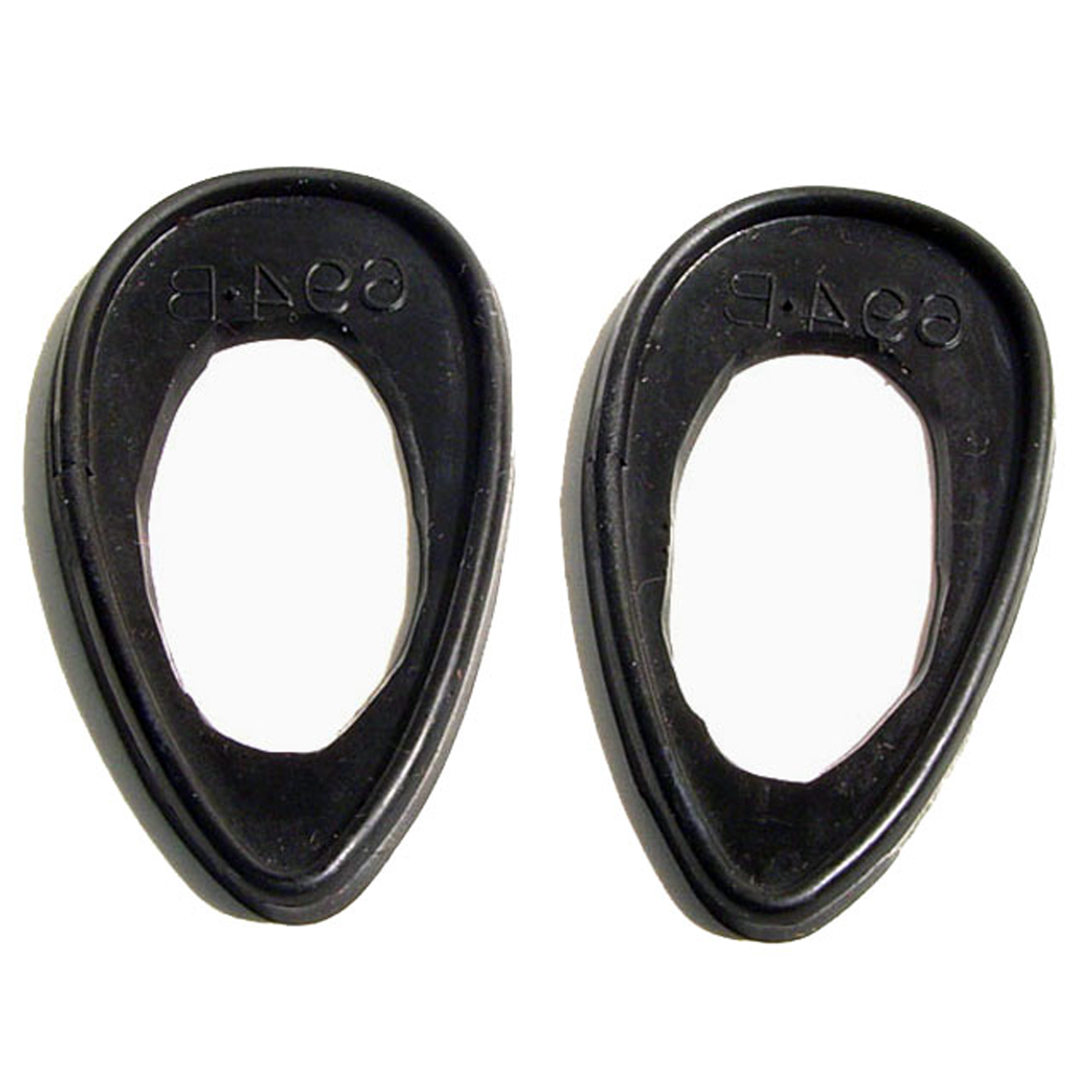 1940 Ford Deluxe Door Handle Pads.  1-3/8 wide X 2-1/2 long.  Pair-MP 694-B