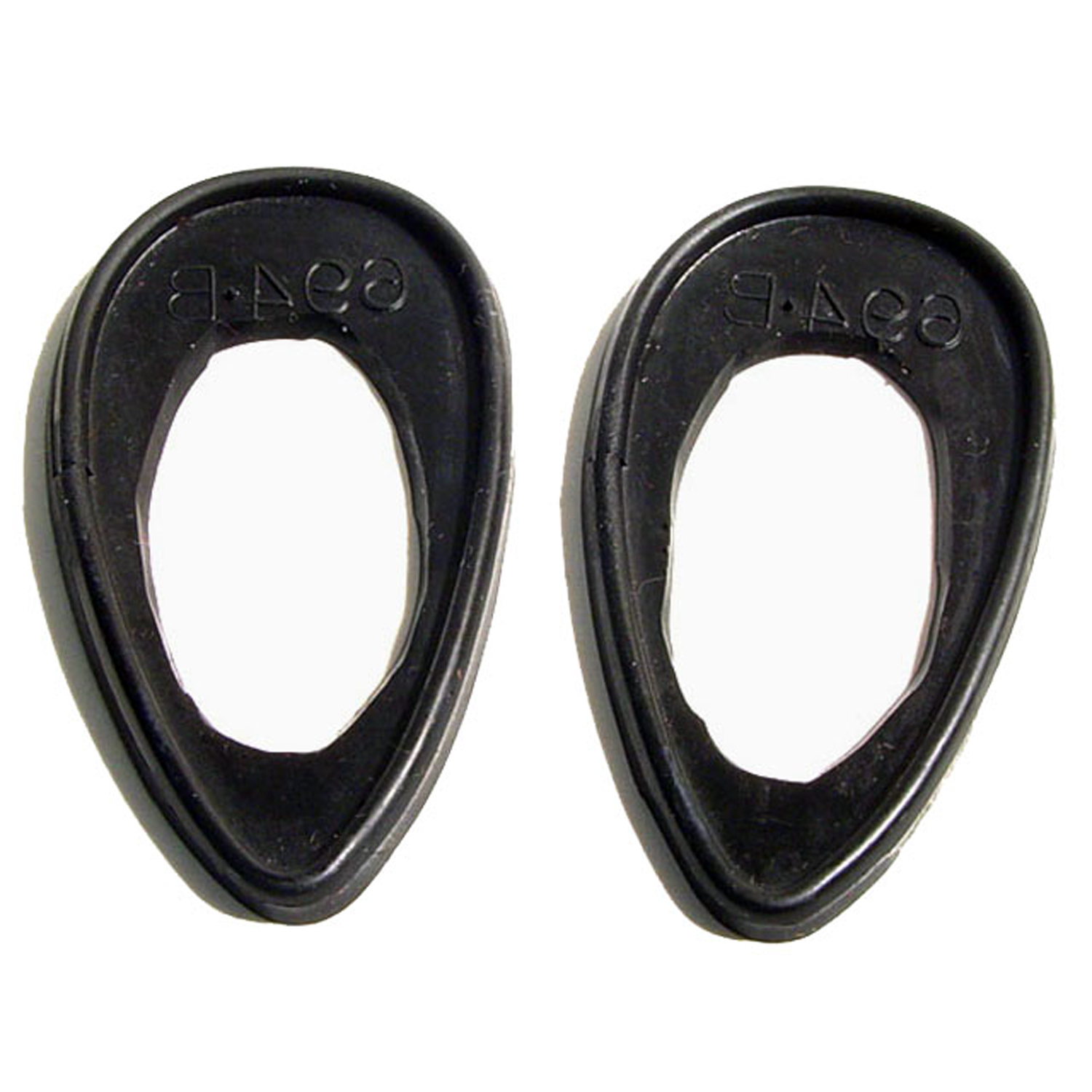 1940 Ford Standard Door Handle Pads.  1-3/8 wide X 2-1/2 long.  Pair-MP 694-B