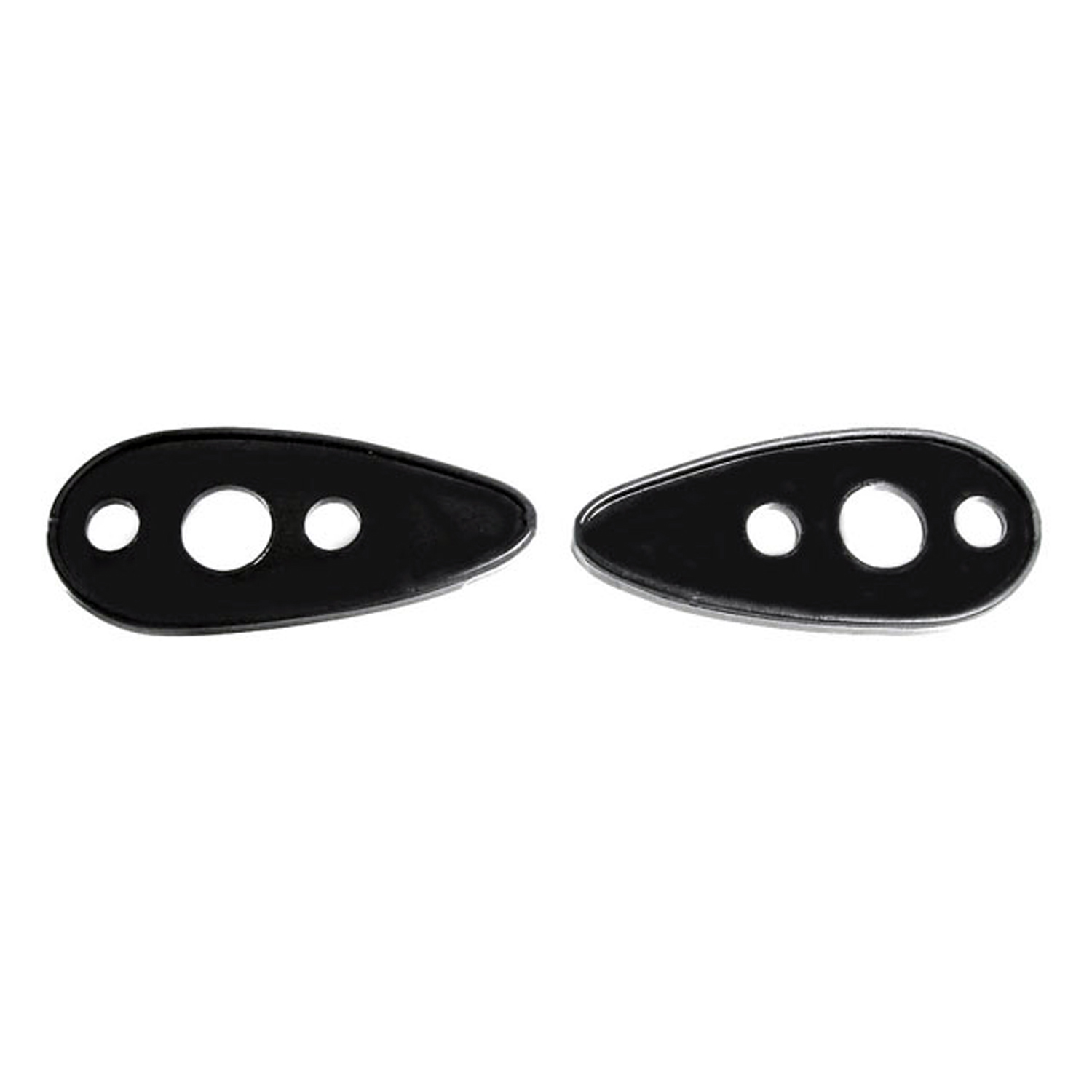 1937 Plymouth BUSINESS Door Handle Pads.  1-1/4 wide X 2-7/8 long.  Pair-MP 946-D