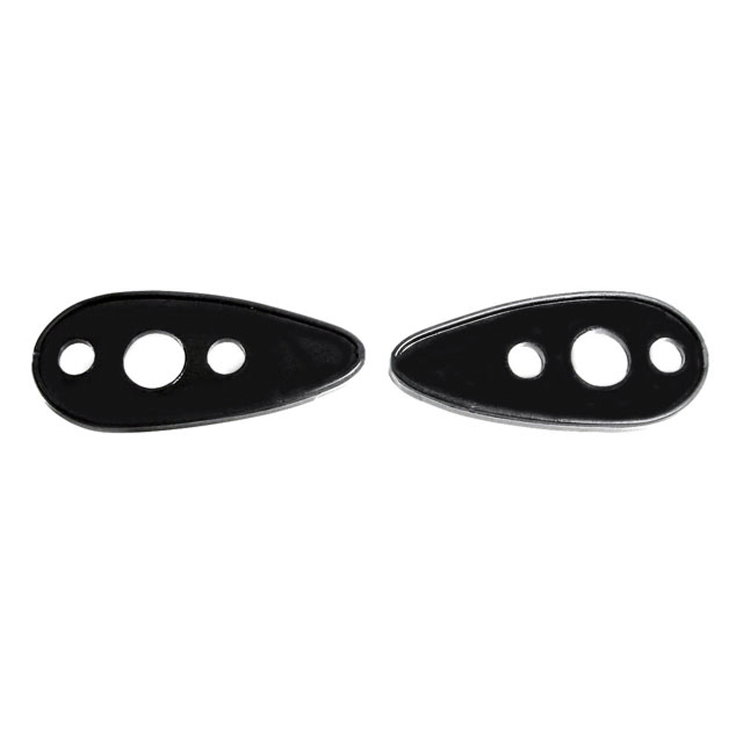 1938 Plymouth Deluxe Door Handle Pads.  1-1/4 wide X 2-7/8 long.  Pair-MP 946-D