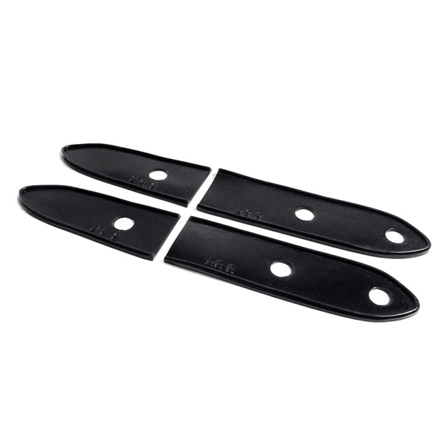 1936 Chrysler Airstream Series C-7 Trunk Hinge Pads.  1-3/8 wide X 8-5/8 long.  4-Piece Set-MP 566