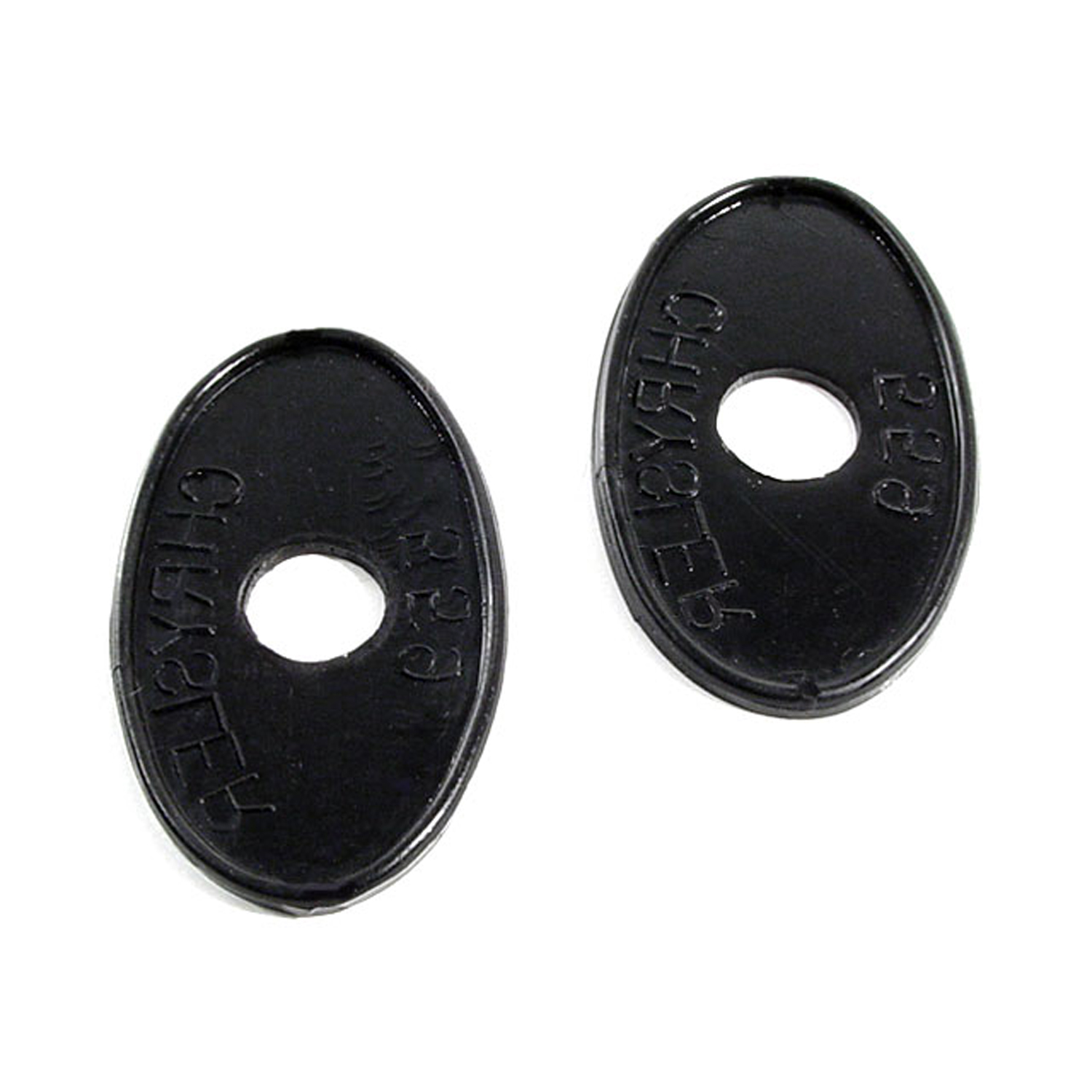 1929 Chrysler Series 80 L Imperial Door Handle Pads.  1-1/4 wide X 2-1/4 long.  Pair-MP 559