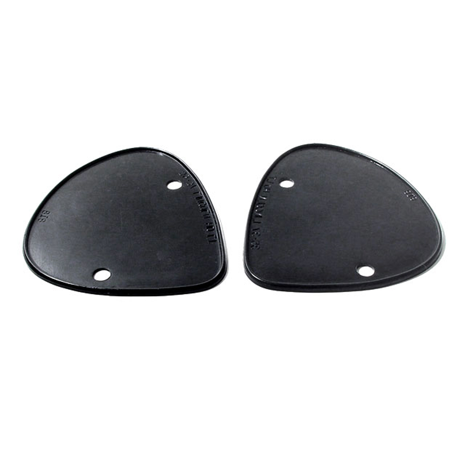 1936 Lincoln Zephyr Headlight Pads.  5-1/8 wide X 6-1/8 long.  Pair-MP 818