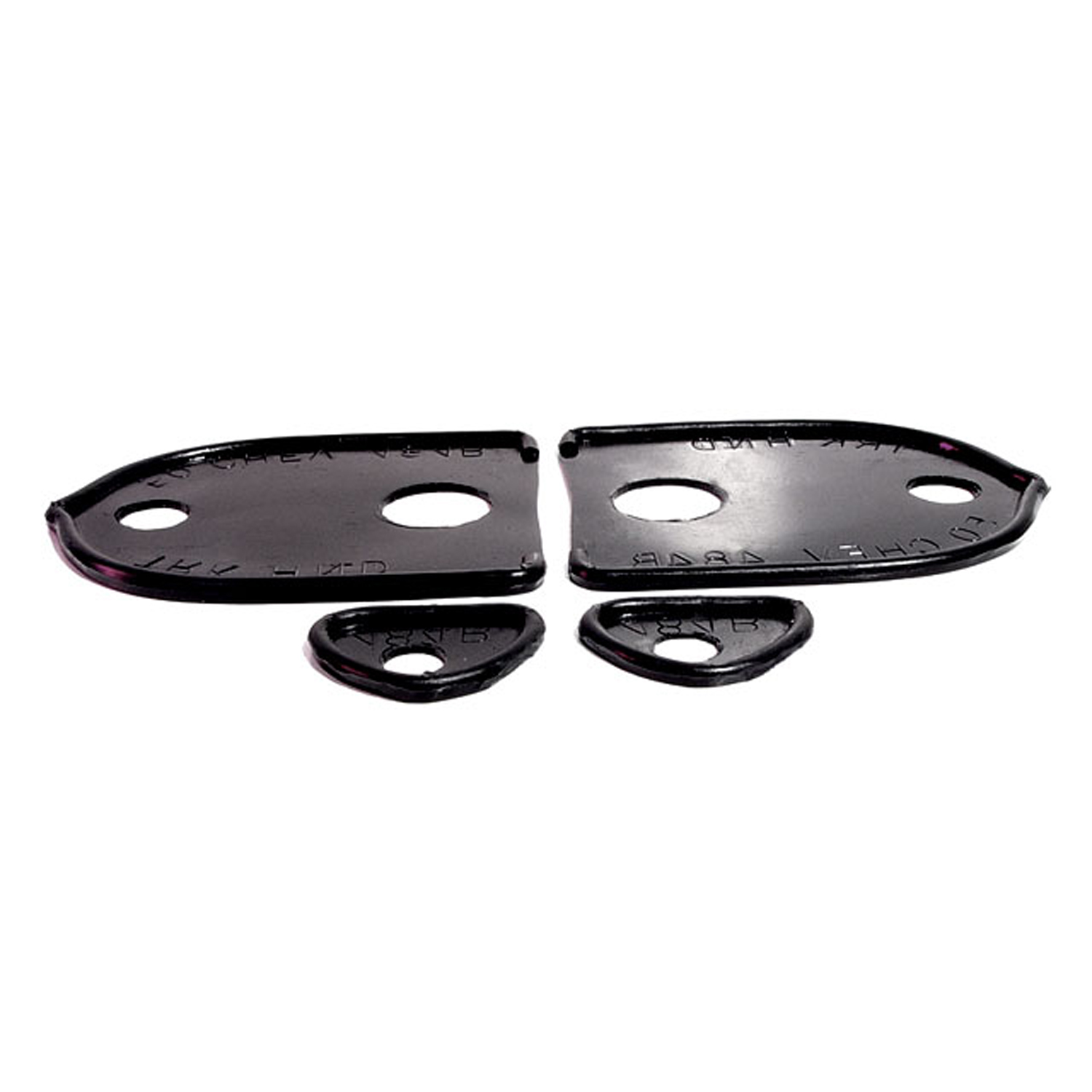 1950 Chevrolet Styleline Special Trunk Handle Pads.  3 long  1 long.  Set RL-MP 484-B