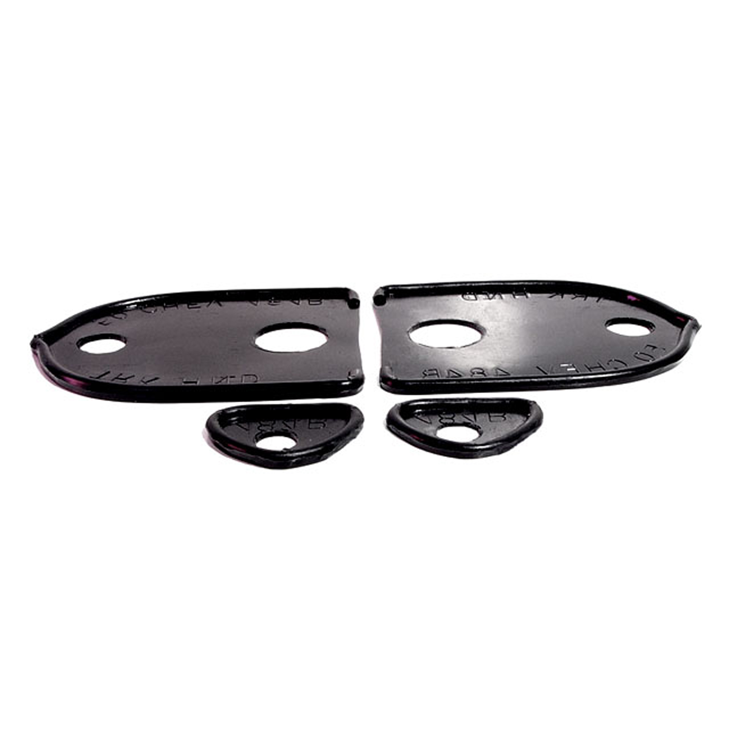 1950 Chevrolet Styleline Deluxe Trunk Handle Pads.  3 long  1 long.  Set RL-MP 484-B