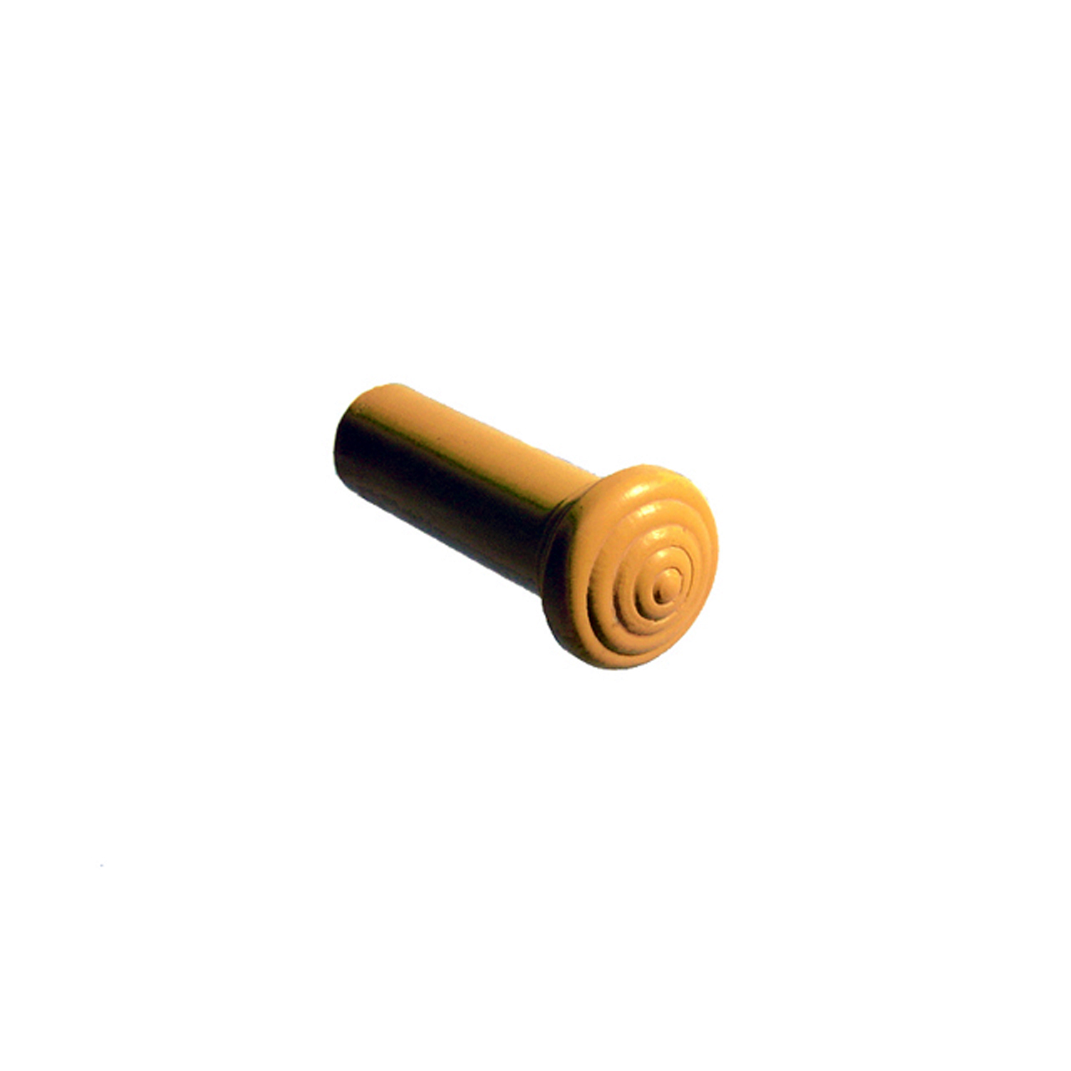 1941 Cadillac Series 60 Door Lock Knob.  Made of Yellow rubber, self-threading-RP 304-H