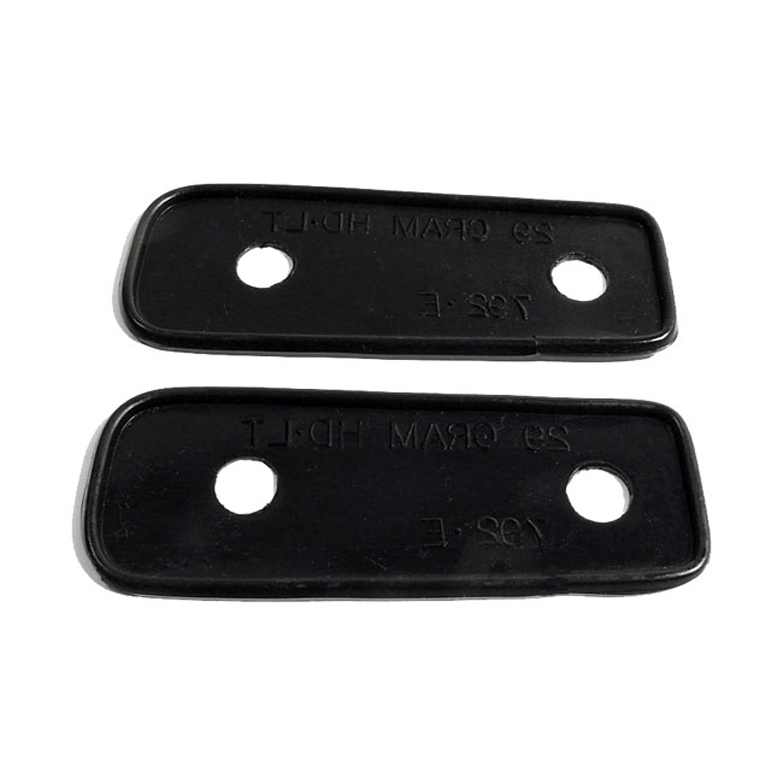 1929 Graham-Paige Model 615 Headlight Pads.  1-5/8 wide X 4-1/8 long.  Pair-MP 792-E