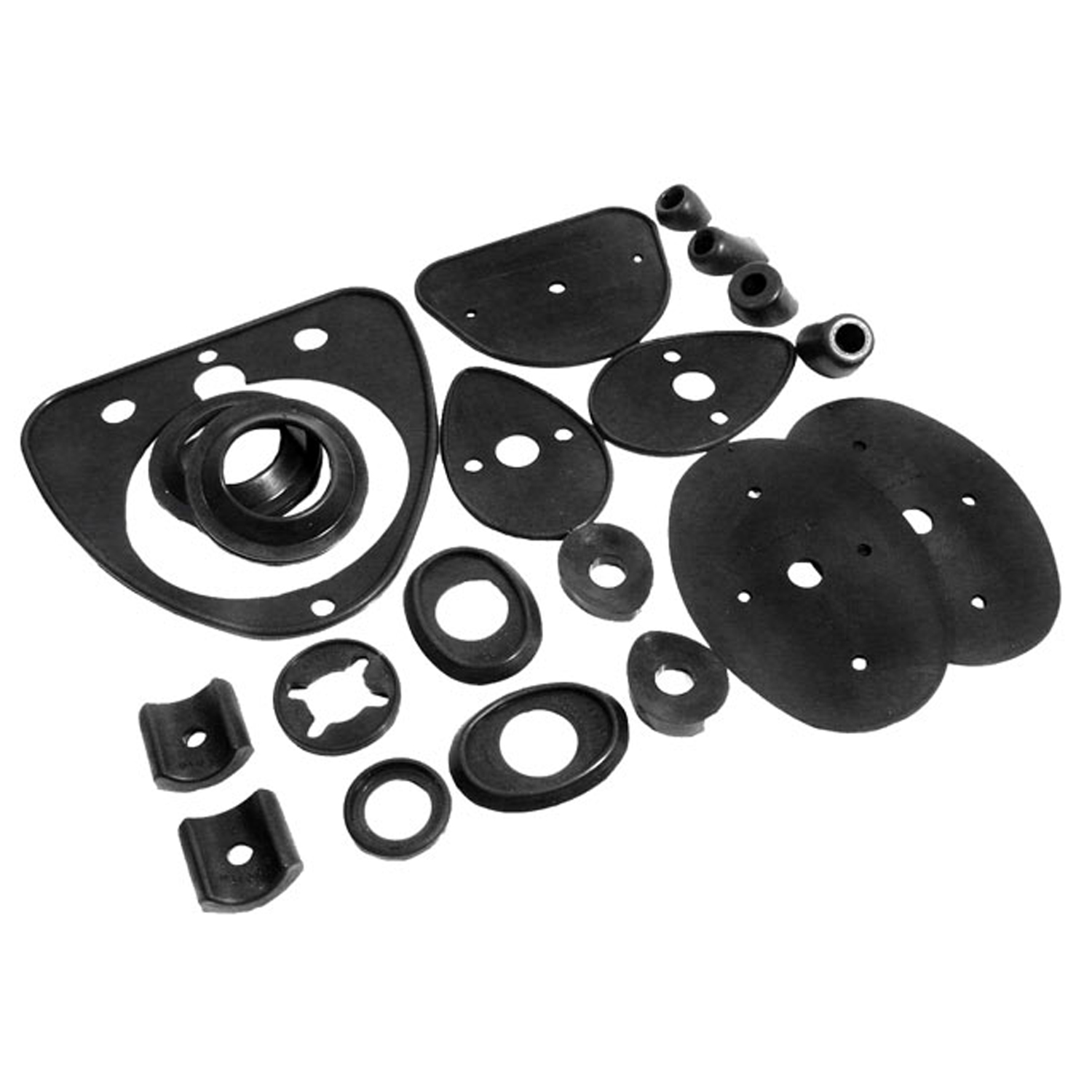 1960 BMW Isetta Mounting Base Kit (Black parts only.  20-Piece Set.-MBK 101