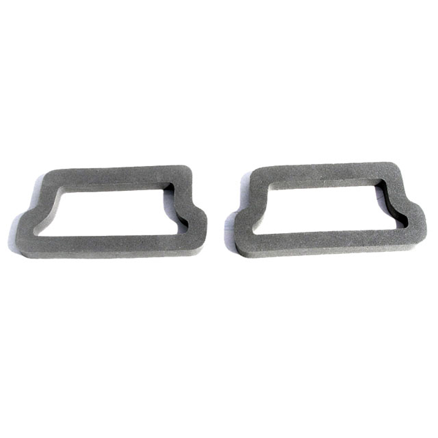 1968 Chevrolet Corvette Back-up Light Lens Gaskets.  Made of gray sponge.  Pair-LG 2000-104