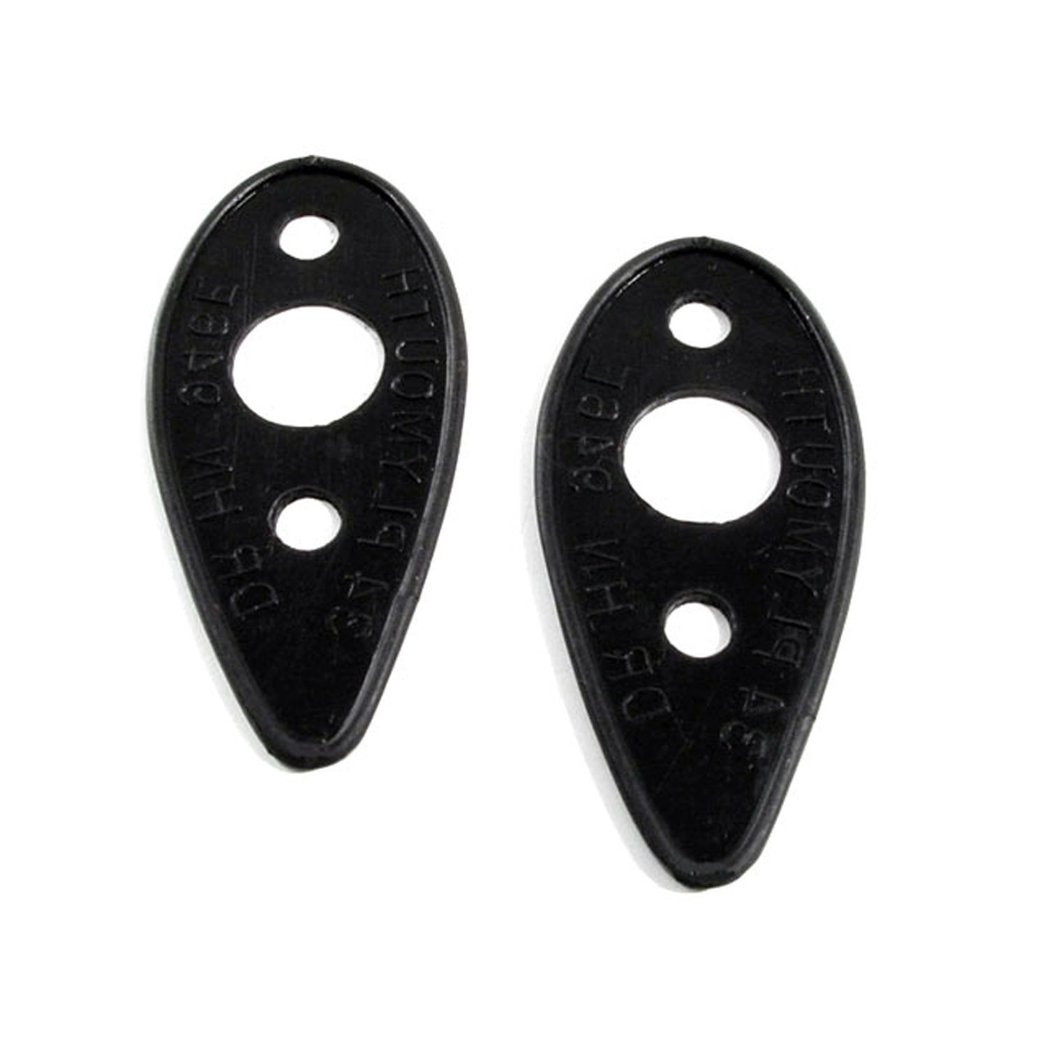 1934 Plymouth Standard PG Model Door Handle Pads.  1-5/8 wide X 3-1/2 long.  Pair-MP 946-E