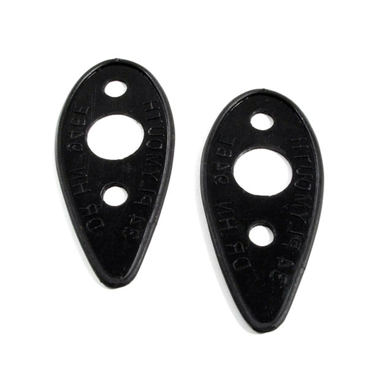 1934 Plymouth Standard PF Model Door Handle Pads.  1-5/8 wide X 3-1/2 long.  Pair-MP 946-E