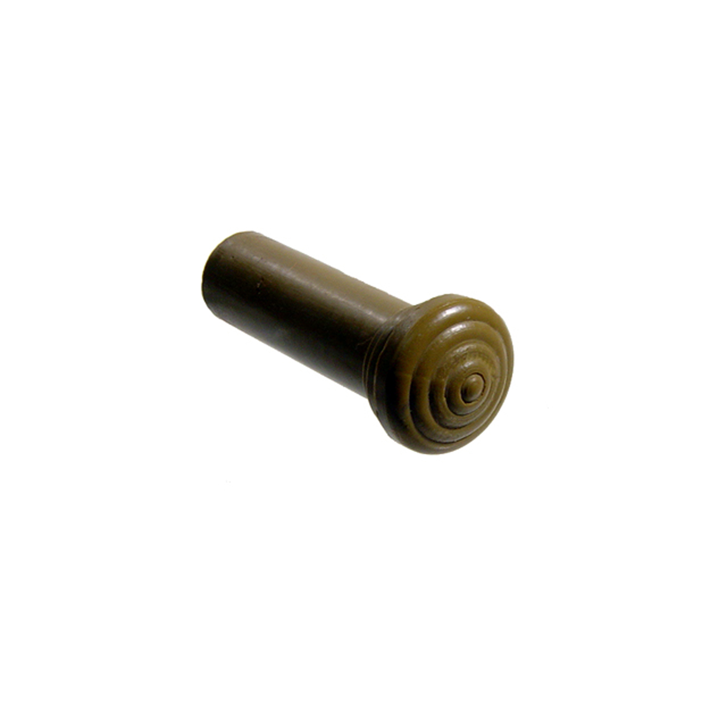 1957 Chevrolet Bel Air Door Lock Knob.  Made of Olive Green rubber, self-threading-RP 304-G