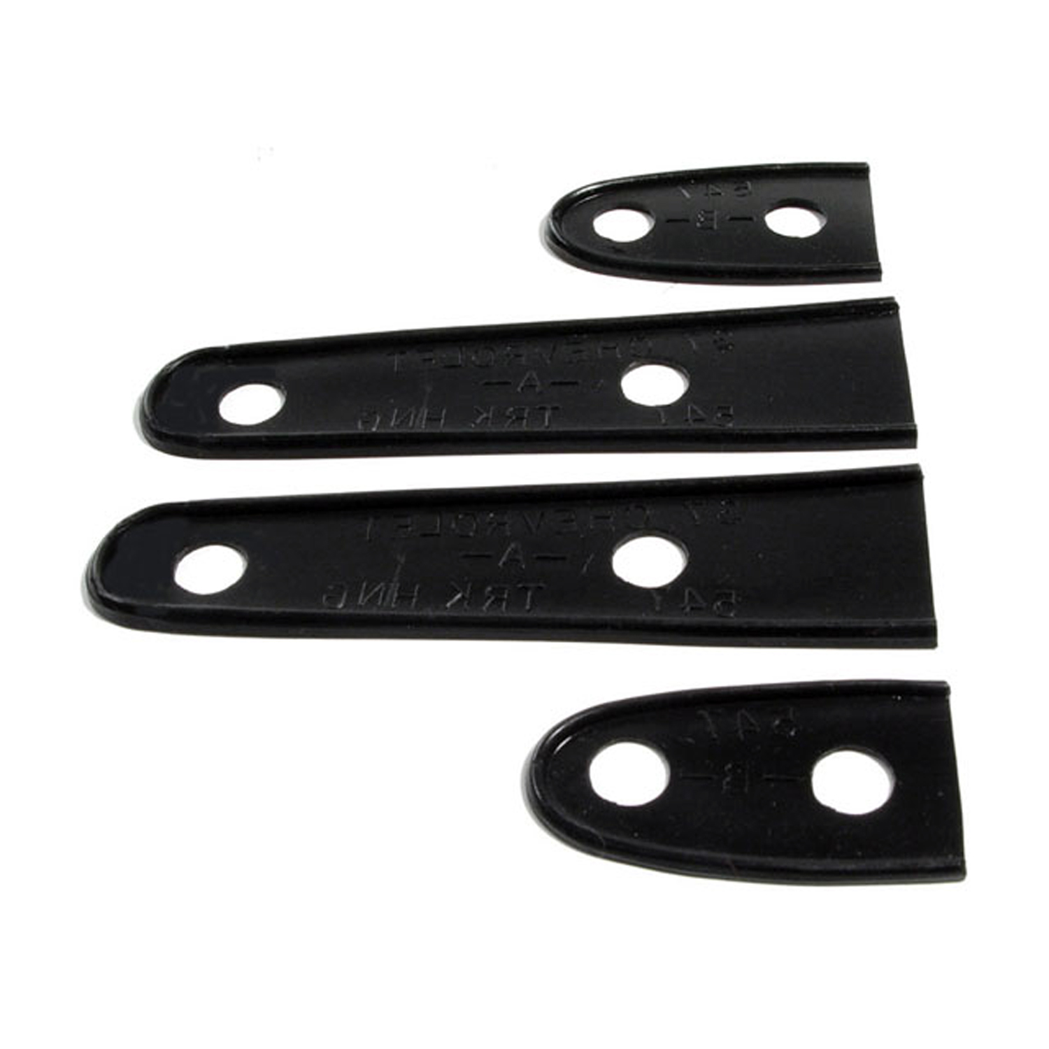 1937 Chevrolet Master Trunk Hinge Pads.  1-3/8 wide X 7-3/4 long.  4-Piece Set-MP 547