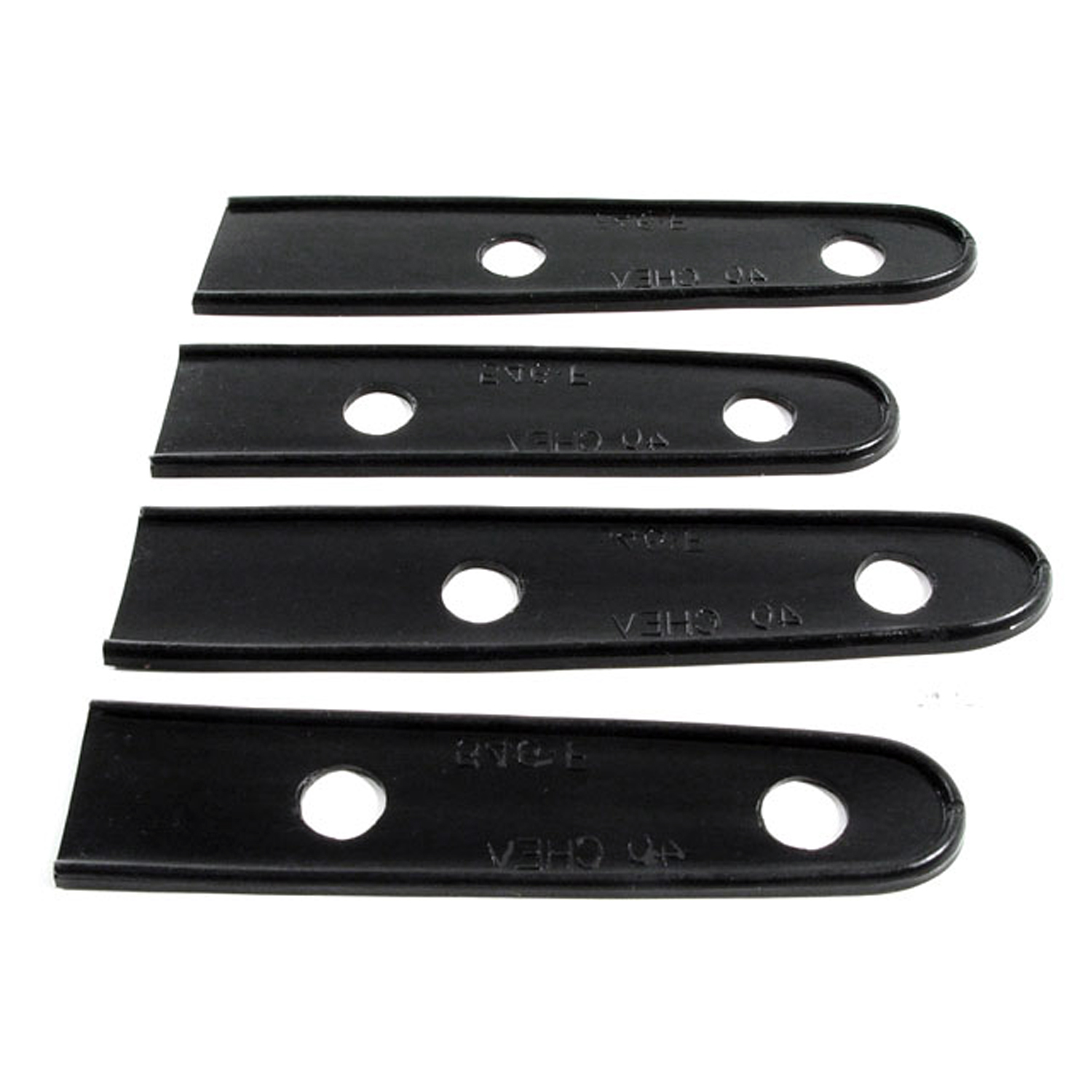 1940 Chevrolet Master 85 Trunk Hinge Pads.  1-3/8 wide X 11-3/8 long.  4-Piece Set-MP 546-F