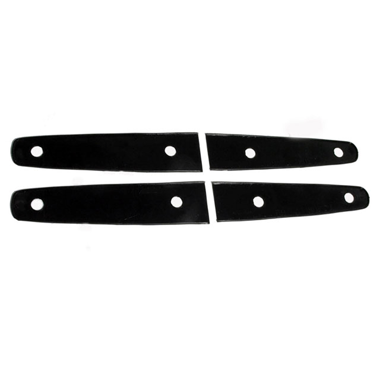 1950 Lincoln Cosmopolitan Trunk Hinge Pads.  1-5/8 wide X 13-5/8 long.  Set-MP 821-X