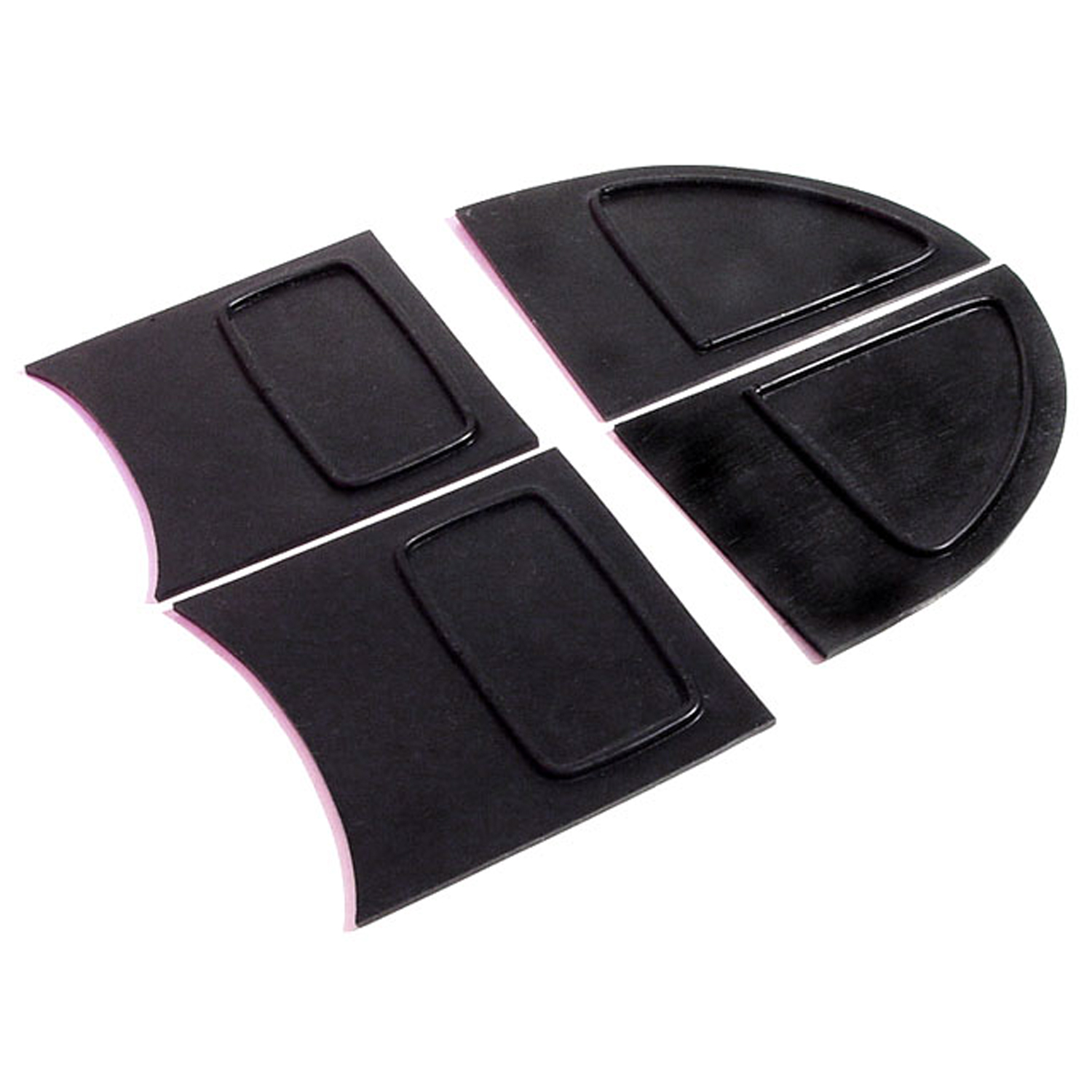 1930 Pierce-Arrow Model C Hood Corner Covers.  Flat rubber with original design-HC 20