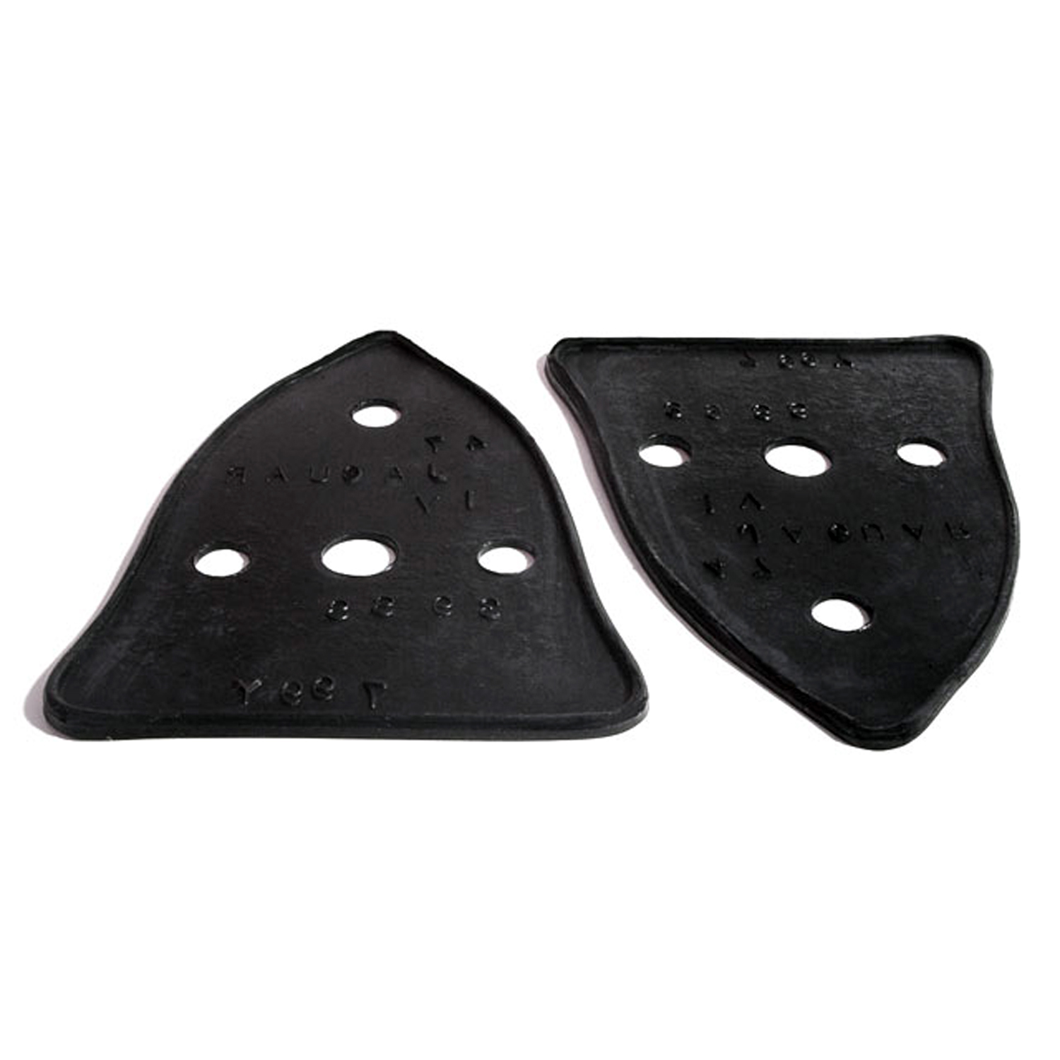 1939 Jaguar SS100 Headlight Pads.  3-7/8 wide X 5-1/8 long.  Pair-MP 799-Y