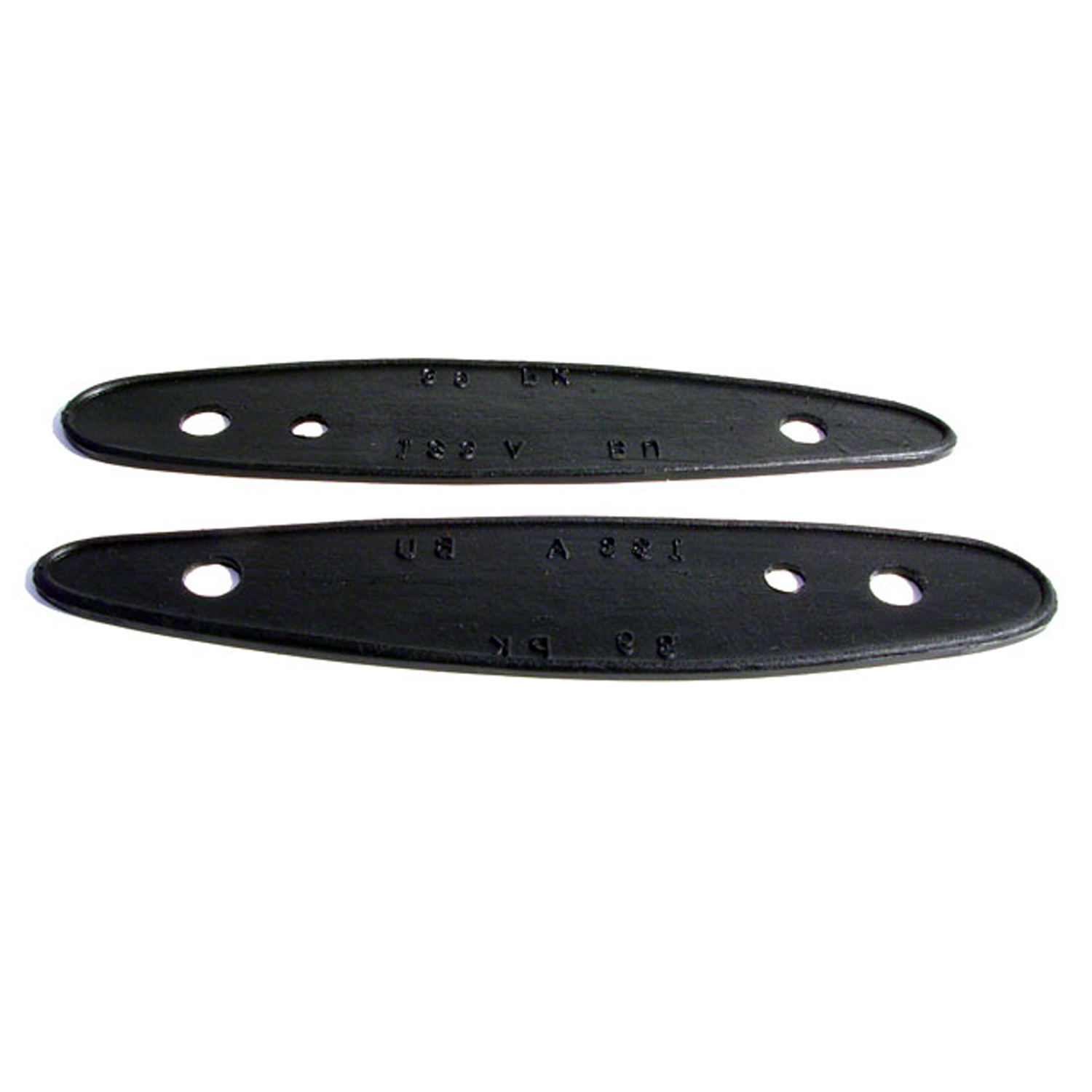 1939 Buick Century Series 60 Park Light Pads.  1-3/4 wide X 8 long.  Pair-MP 133-A