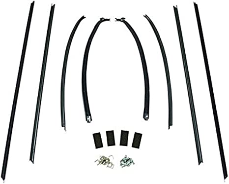 1970 Oldsmobile Cutlass Window Sweeper Kit Fits 70-72 Olds Cutlass 2 Hardtop 8 piece set-WC 7300-21