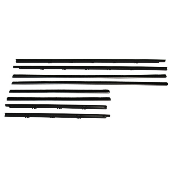 1965 Buick Skylark Window Sweeper kit. Fits 65 Skylark Convertible With Reveal Moulding. 8 pc-WC 1700-15